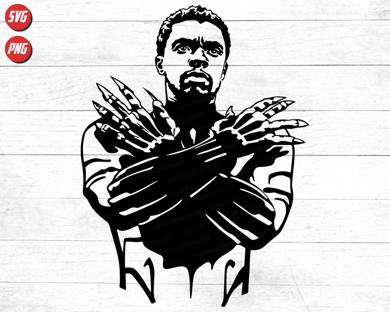 Download Black Panther Svg Superhero Svg Marvel Black Panther | Etsy