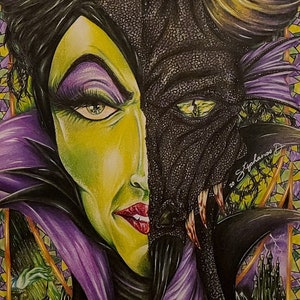 Maleficent &quot;She Lies Amongst the Thorns&quot; Art Print