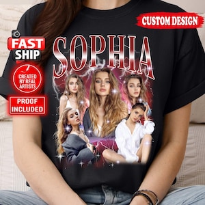 Comfort Colors Custom Bootleg Shirt, Custom Bootleg Rap Tee, Custom Photo T-Shirt, Custom Your Own Shirts, Face Birthday, Bachelorette Party