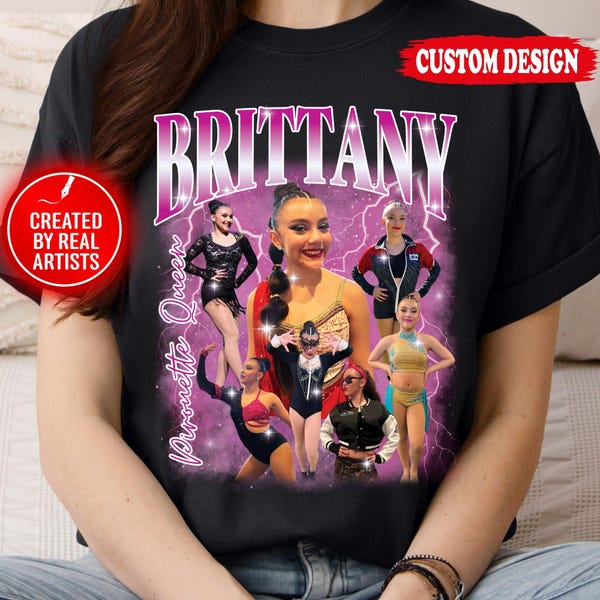 Custom Comfort Colors Dance Mom Bootleg Shirt with Photo, Dance Team Shirt, Best Mom Bootleg Shirt, Proud Dance Mom, Cheerleader Shirt
