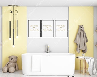 Download Bathroom Sign Mockup Etsy
