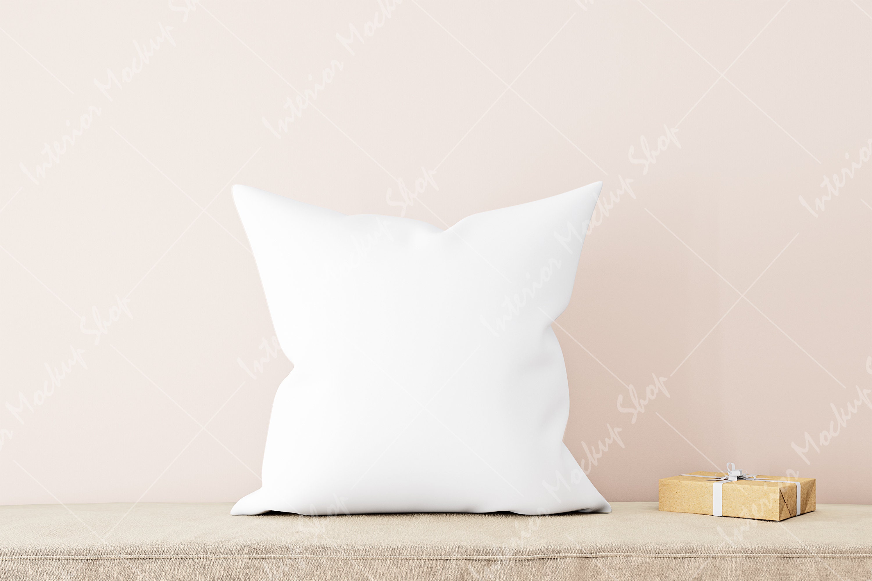 Download Pillow mockup Mockup Pillow Blank White Square Mockup | Etsy