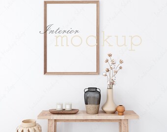 Frame mockup, Interior mockup, Mockup PSD, PNG, JPG