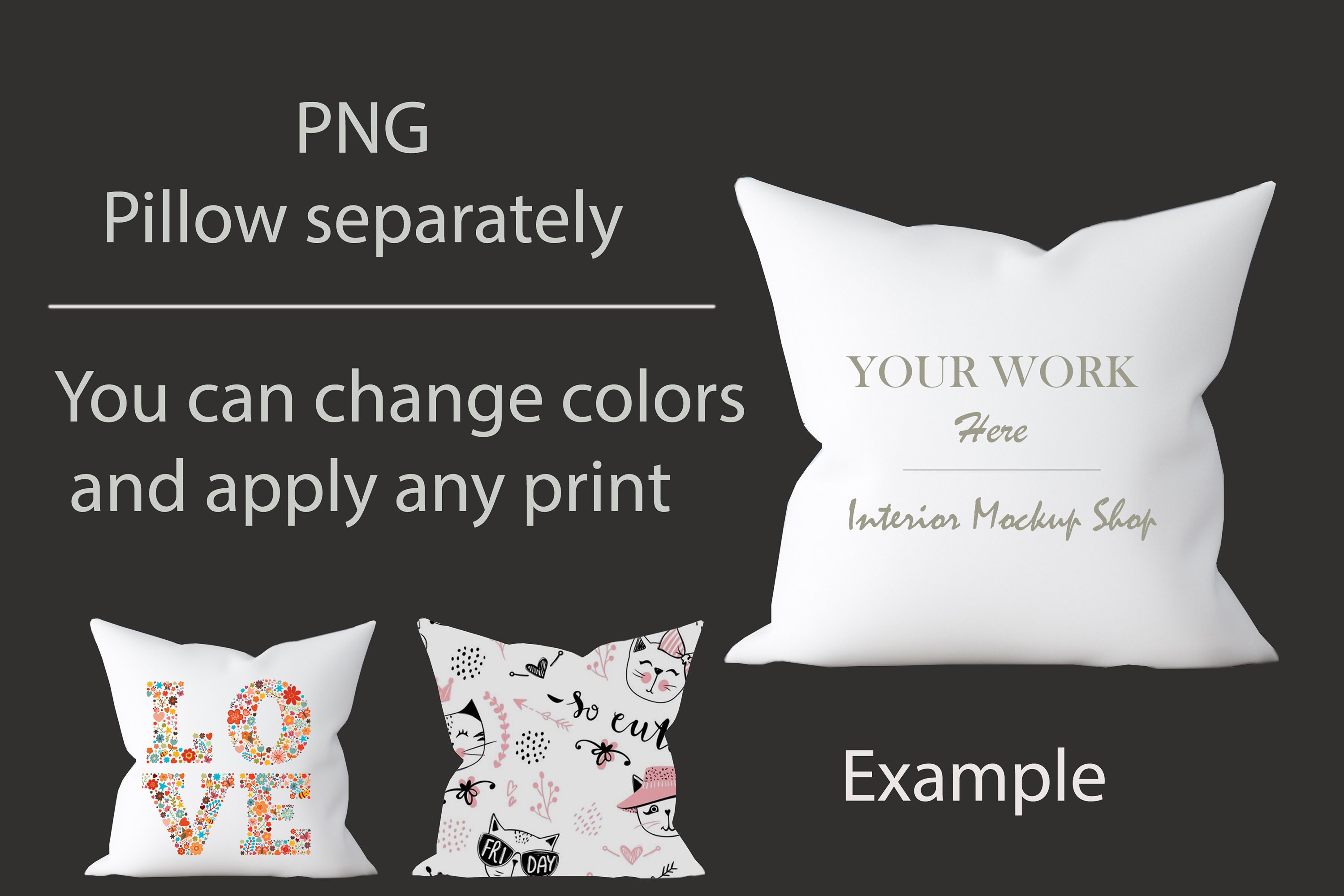 Download Pillow mockup Mockup Pillow Blank White Square Mockup | Etsy
