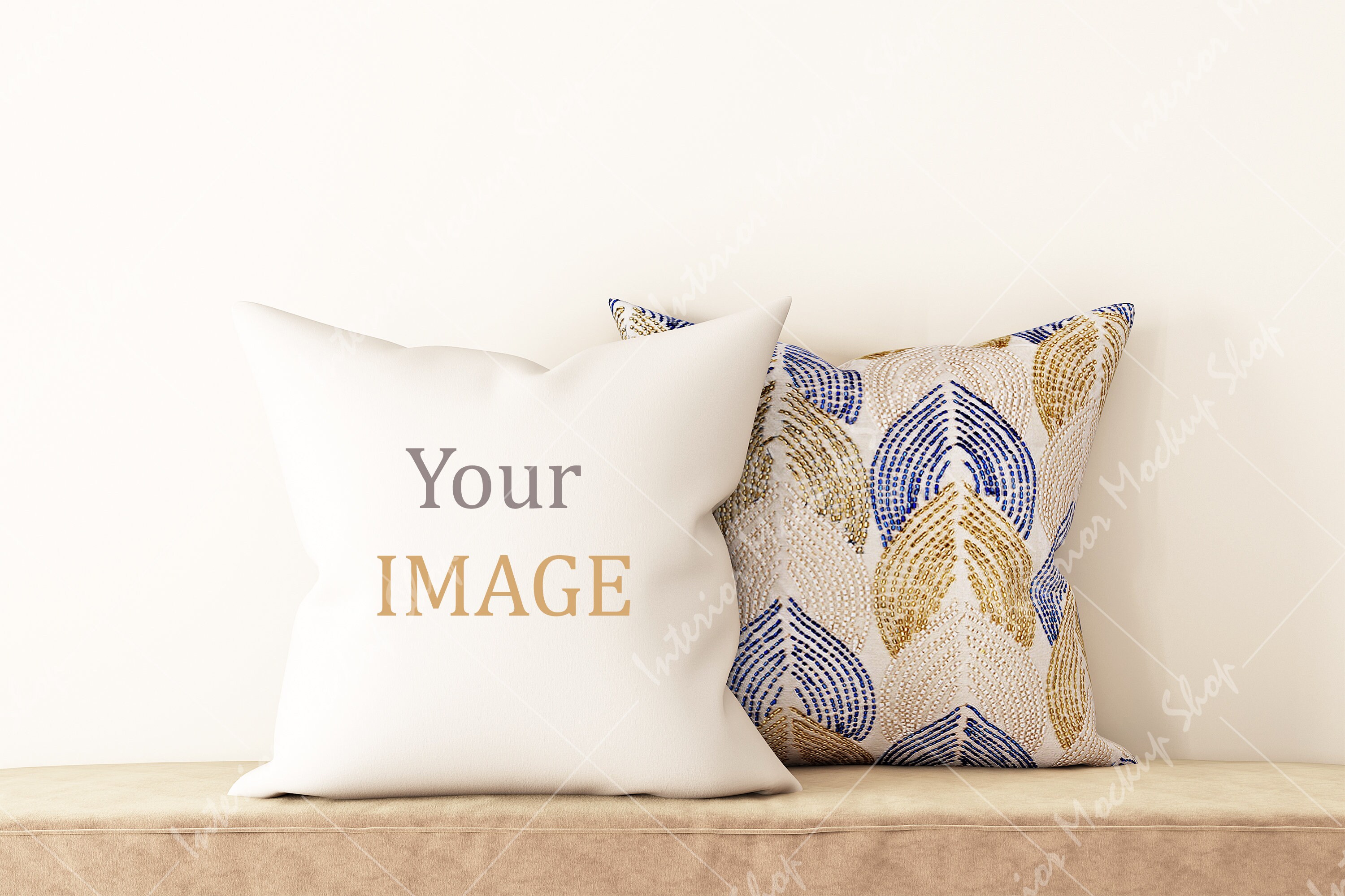 Download Square Mockup Pillow Living Room Chair Photo Mock Up ...