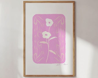 Pink dream art print