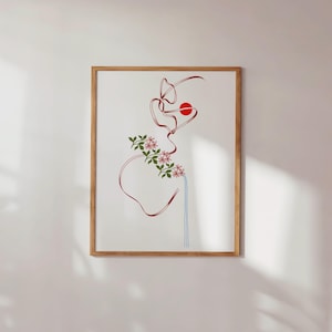 Ribbon Art print