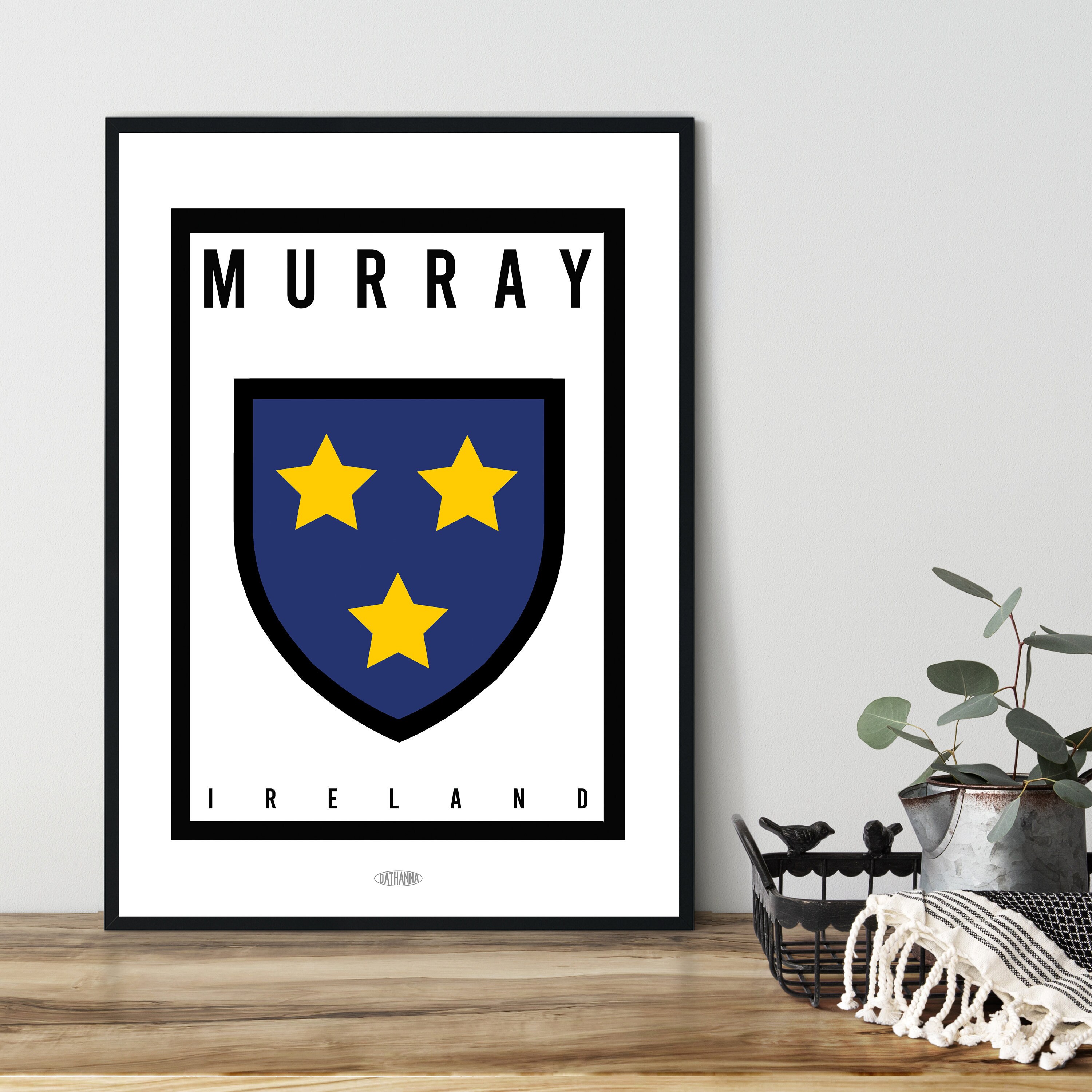 MURRAY Family Coat of Arms Etsy