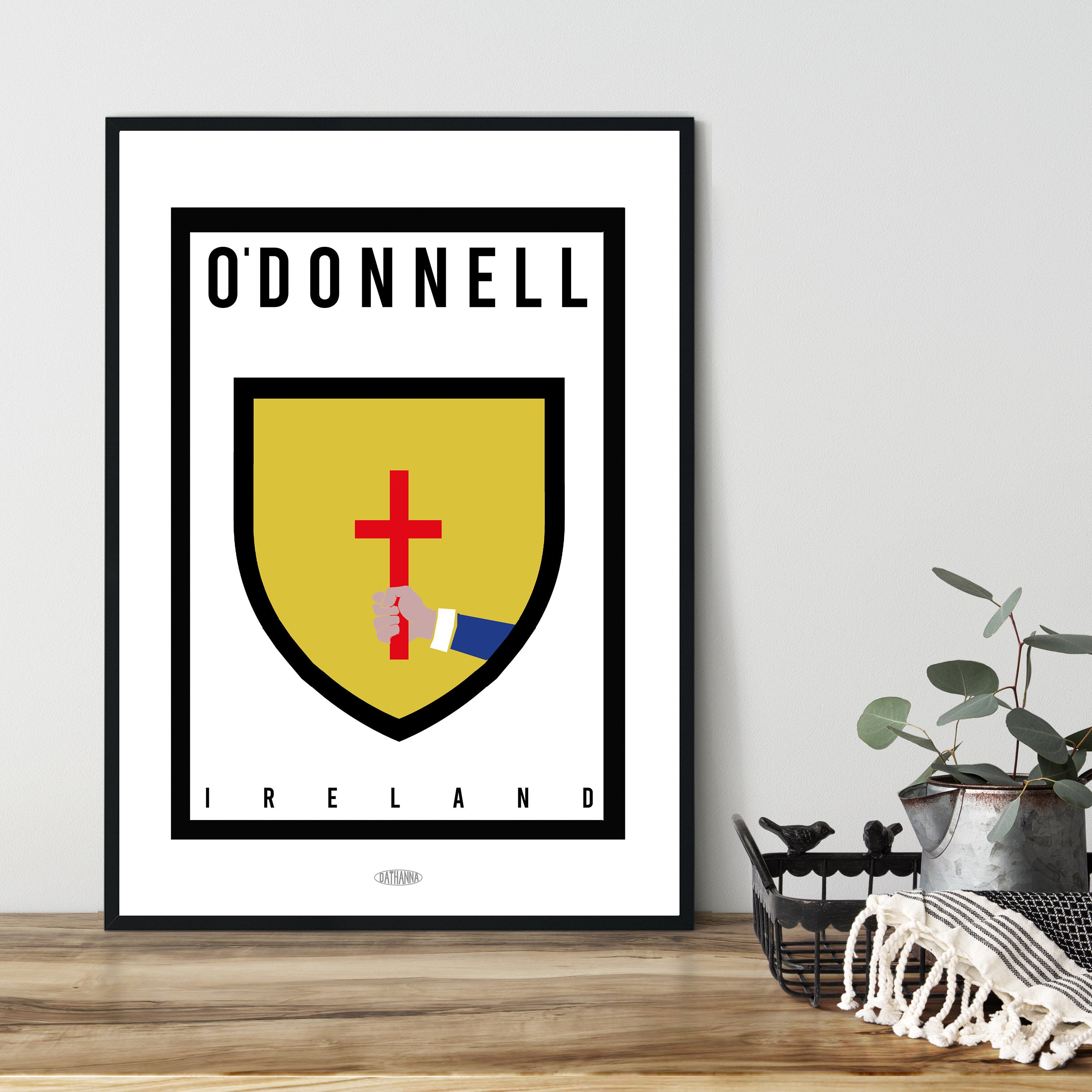 Clancy Coat of Arms Vintage Poster 