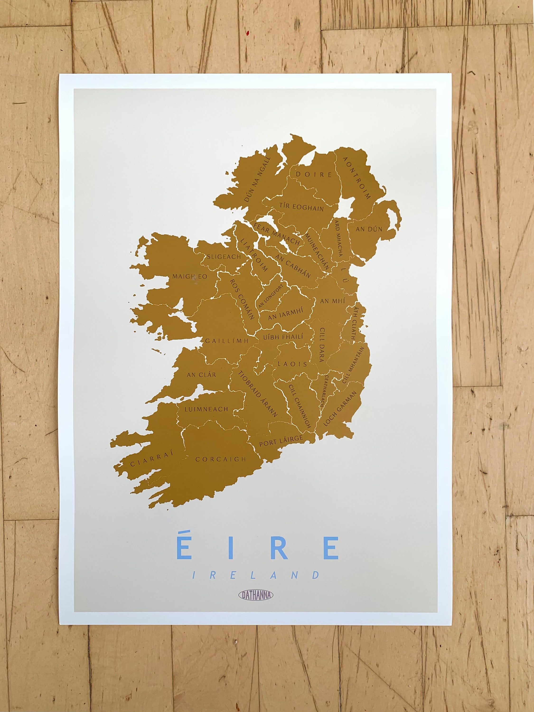Scratchable Ireland Map 32 County Map Of Ireland For Your, 48 OFF
