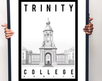 Trinity College Dublin. Large print, Dublin Landmark