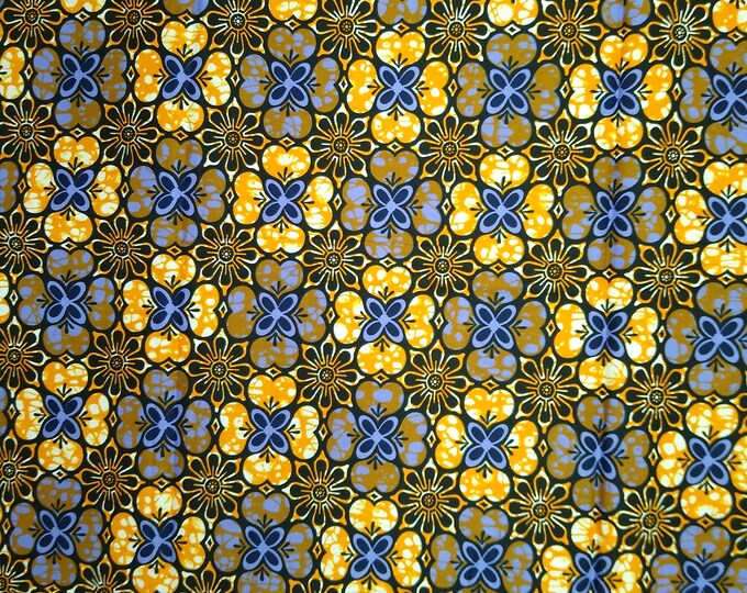 Ankara Fabric by the Yard African Fabric African Wax Print 100%