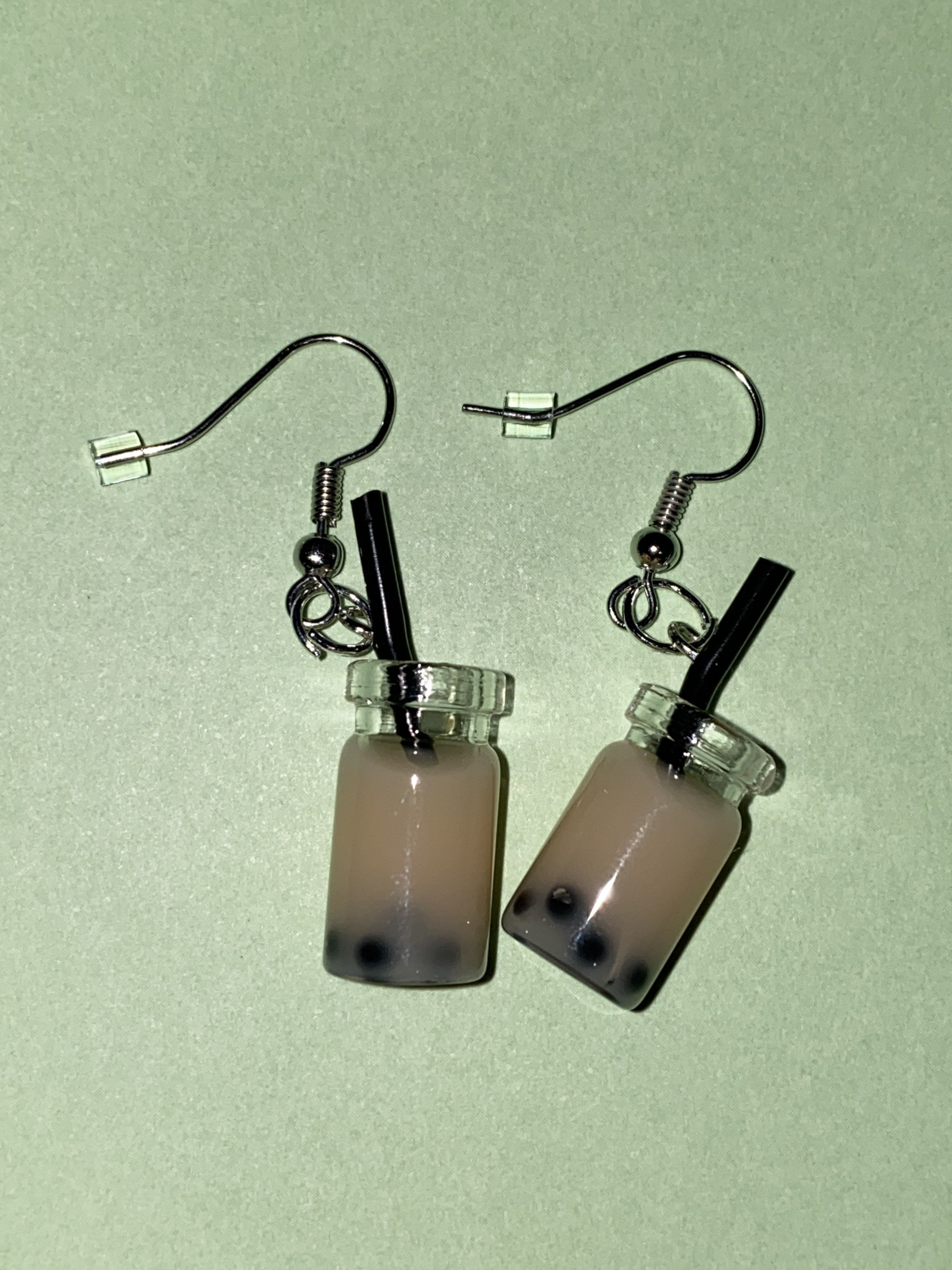 Boba Bubble Tea Earrings Etsy