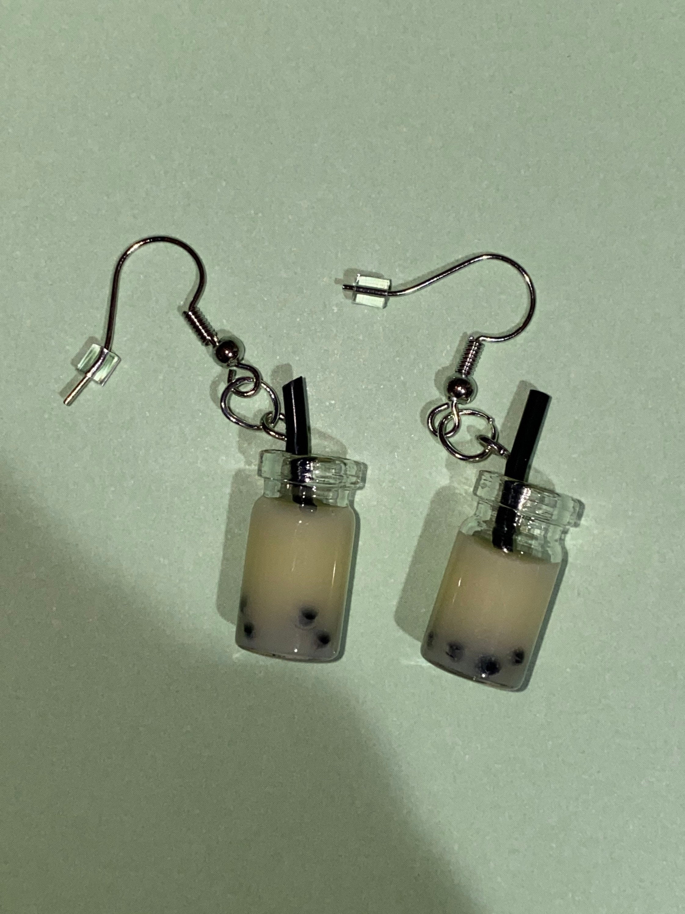 Boba Bubble Tea Earrings Etsy