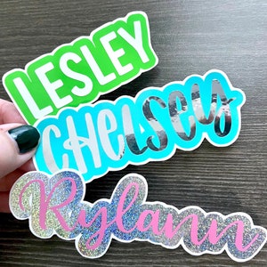 Layered Name Decal | Customized decal | Tumblers | Cups | Planners | Car decal | School Supplies