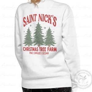 Sint Nick's Kerstbomenboerderij | Digitaal bestand | PNG | Direct downloaden | Bestanden knippen