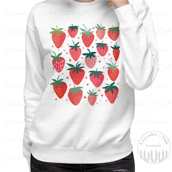 Strawberries | Digital file | PNG | Instant Download | Cut Files