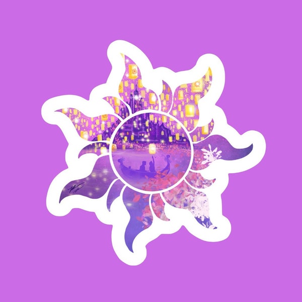 Tangled Lantern Sticker | Rapunzel Sticker