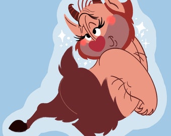 Phil from Hercules Clear Sticker