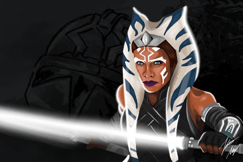 Ahsoka Tano Original Illustration Print