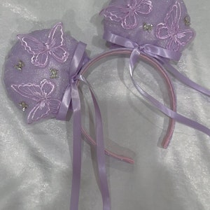 Orchid Butterfly Coquette Mouse Ears image 3