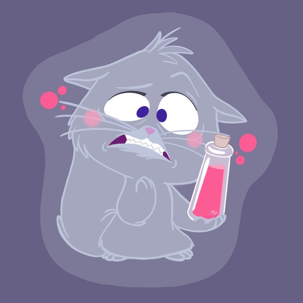 Yzma Cat from Emperor’s New Groove Clear Sticker