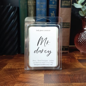 Mr. Darcy Wax Melts Highly Scented Wax Melt Bar Summer Storm Strong Extra Fragrance Refined Neutral Fresh Scent Wax Tart Soy Blend image 1