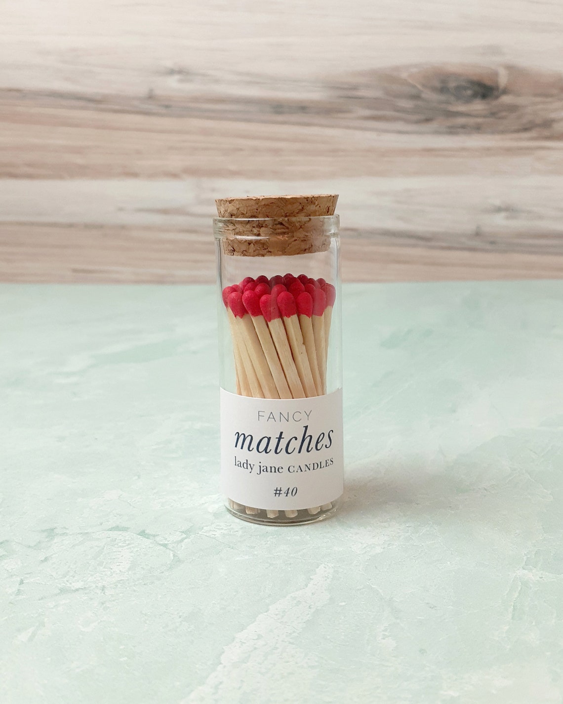 Fancy Matches Safety Matches Red Tips 40 High Quality Etsy