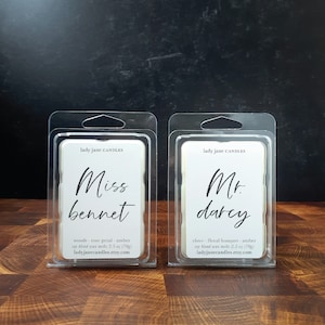 Mr. Darcy Wax Melts Highly Scented Wax Melt Bar Summer Storm Strong Extra Fragrance Refined Neutral Fresh Scent Wax Tart Soy Blend image 6