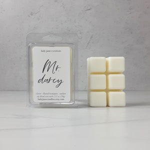 Mr. Darcy Wax Melts Highly Scented Wax Melt Bar Summer Storm Strong Extra Fragrance Refined Neutral Fresh Scent Wax Tart Soy Blend image 4