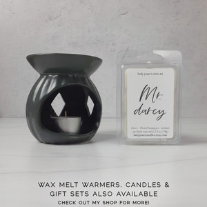 Mr. Darcy Wax Melts Highly Scented Wax Melt Bar Summer Storm Strong Extra Fragrance Refined Neutral Fresh Scent Wax Tart Soy Blend image 8