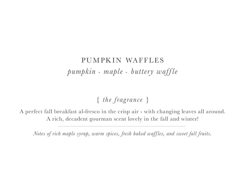 Pumpkin Waffles Wax Melts Highly Scented Wax Melt Bar Pumpkin Pecan Waffles Maple Strong Extra Fragrance Wax Tart Soy Blend image 2