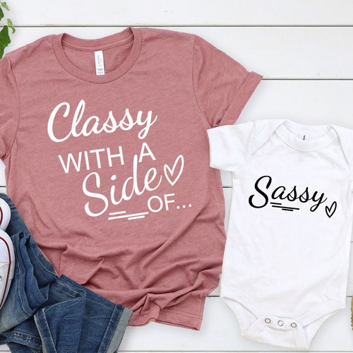 Mommy And Me Shirts Mommy And Me Matching Shirtsdaughter Funny Etsy