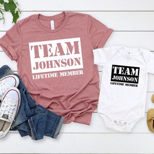 Team-last Name-shirtcustom Family Shirtfamily Reunion - Etsy