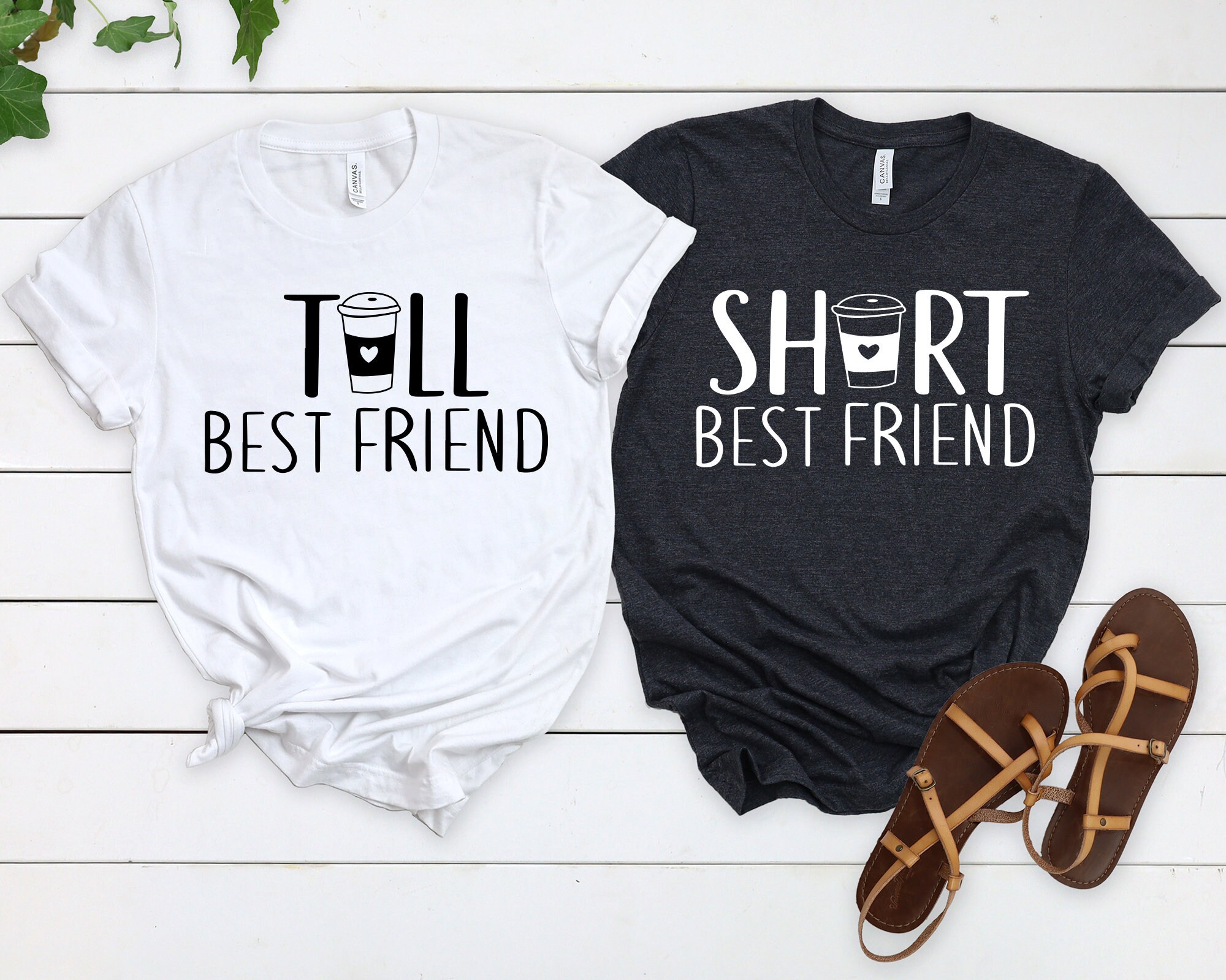 Tall Best Friend Short Best Friend Best Friend Shirts Etsy