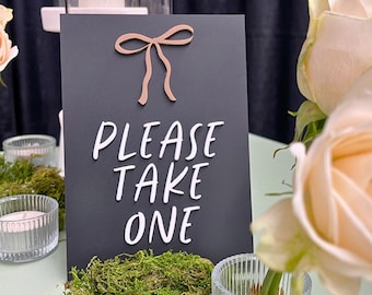 Letrero de acrílico personalizado para regalos de boda - Letrero de boda personalizado - Dimensional - Decoración moderna para ceremonias y recepciones - We Tied The Knot