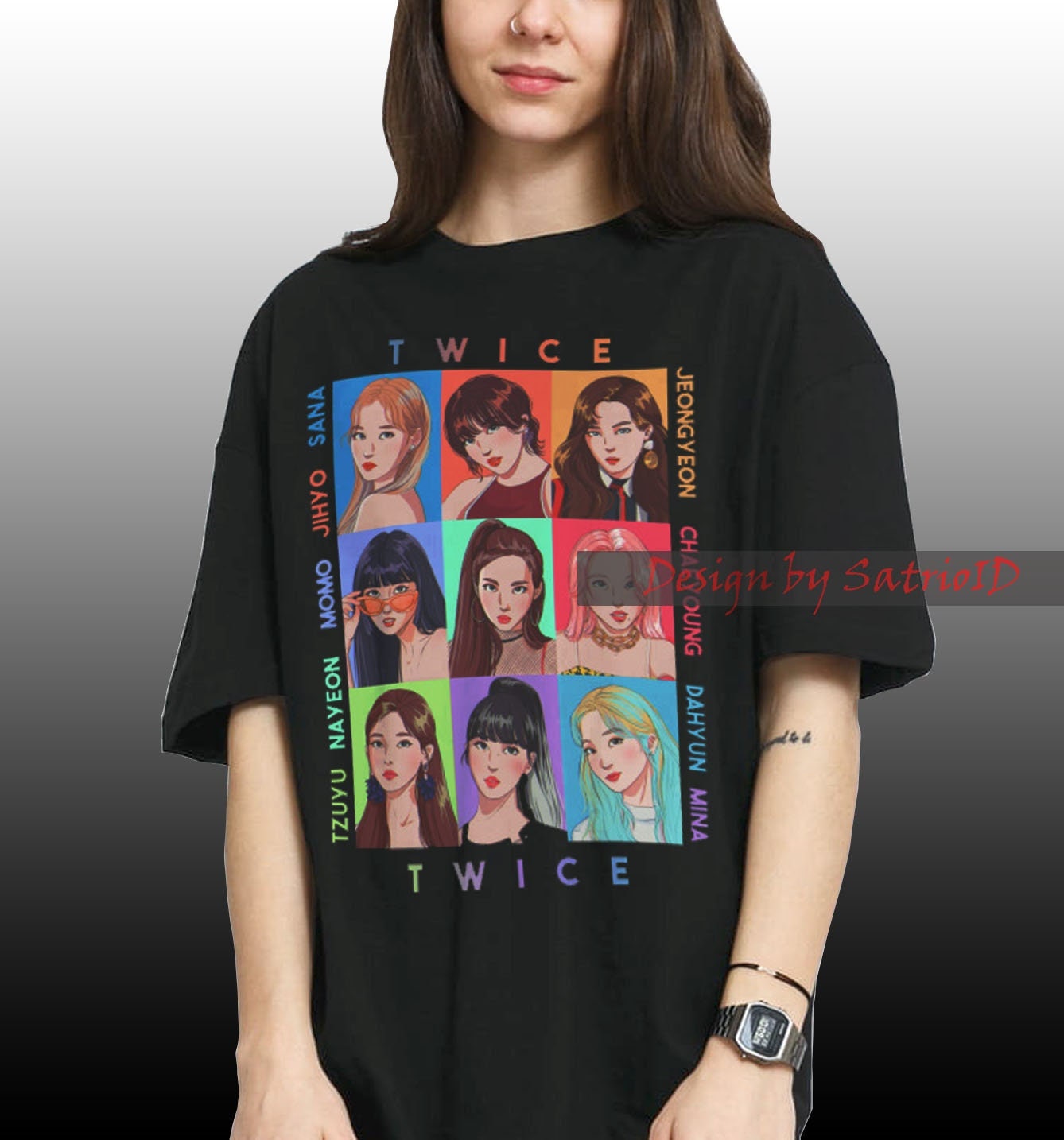 TWICE twice MINA サインTシャツ-