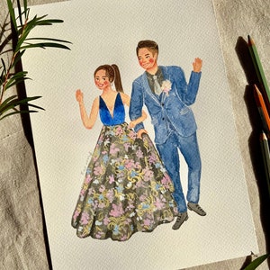 Portret na zamówienie, portret zwierzaka, najlepszy prezent, prezent świąteczny, prezent urodzinowy, rocznica, akwarela rysowana ręcznie