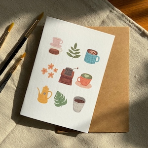 Coffee Time With You Greeting Cards