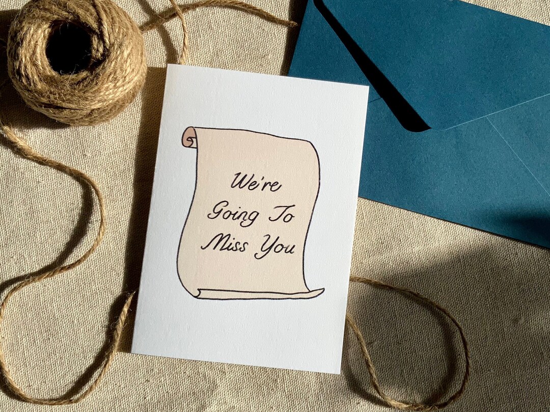 Were Going to Miss You Greeting Cards - Etsy