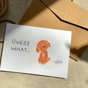 Devinez quel chien mignon Cartes de vœux