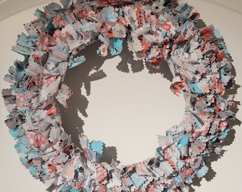 Rag Wreath - Medium