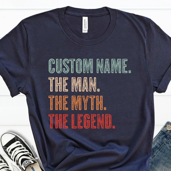 Herren Grandad Man The Myth Legend Vatertag T-Shirt