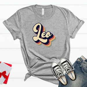 Leo Shirt, Leo Zodiac Shirt, Retro Zodiac t shirt Leo , Leo Birth Sign Tee, Leo Birthday Shirt, Leo Shirt for Men image 5