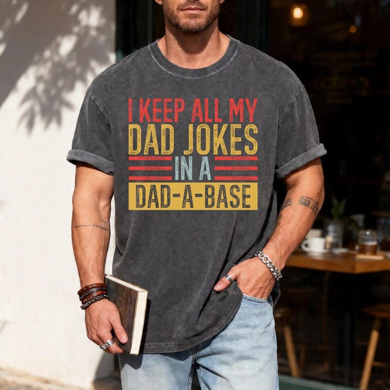 Dad Jokes T-Shirt, Dad-a-Base Shirt, Father's Day Gift