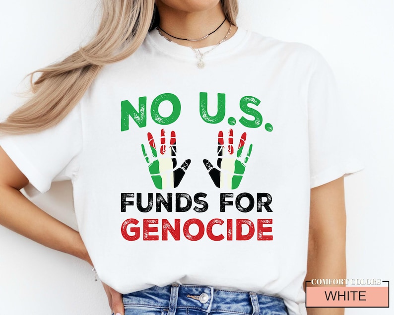 Free Palestine Shirt: Profits Donated Gaza, Comfort Colors Tee image 5