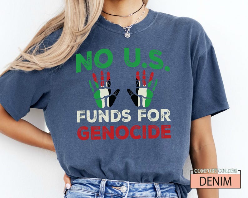Free Palestine Shirt: Profits Donated Gaza, Comfort Colors Tee image 7