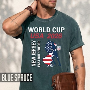 New Jersey East Rutherford Map World Cup USA 2026 Shirt, Soccer Fan Apparel Tee image 14