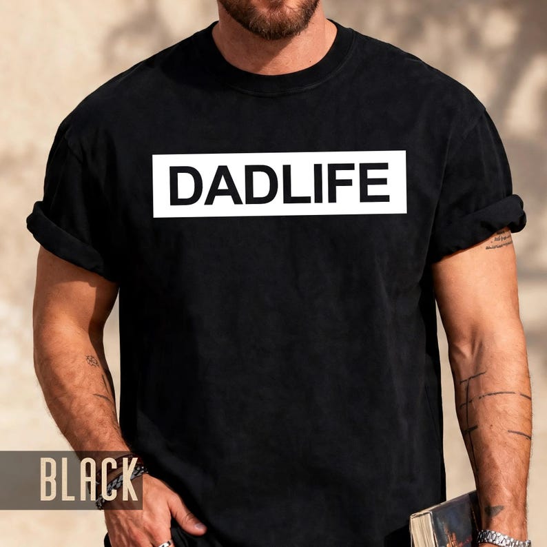 Dad Life Shirt, Fathers Day Gift, Comfort Colors Tee image 4