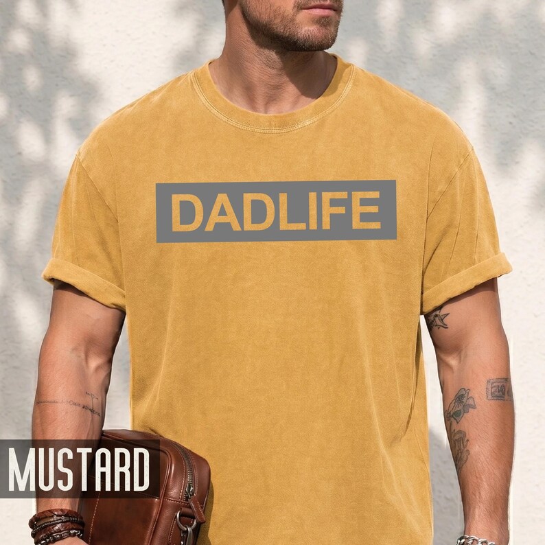Dad Life Shirt, Fathers Day Gift, Comfort Colors Tee image 11